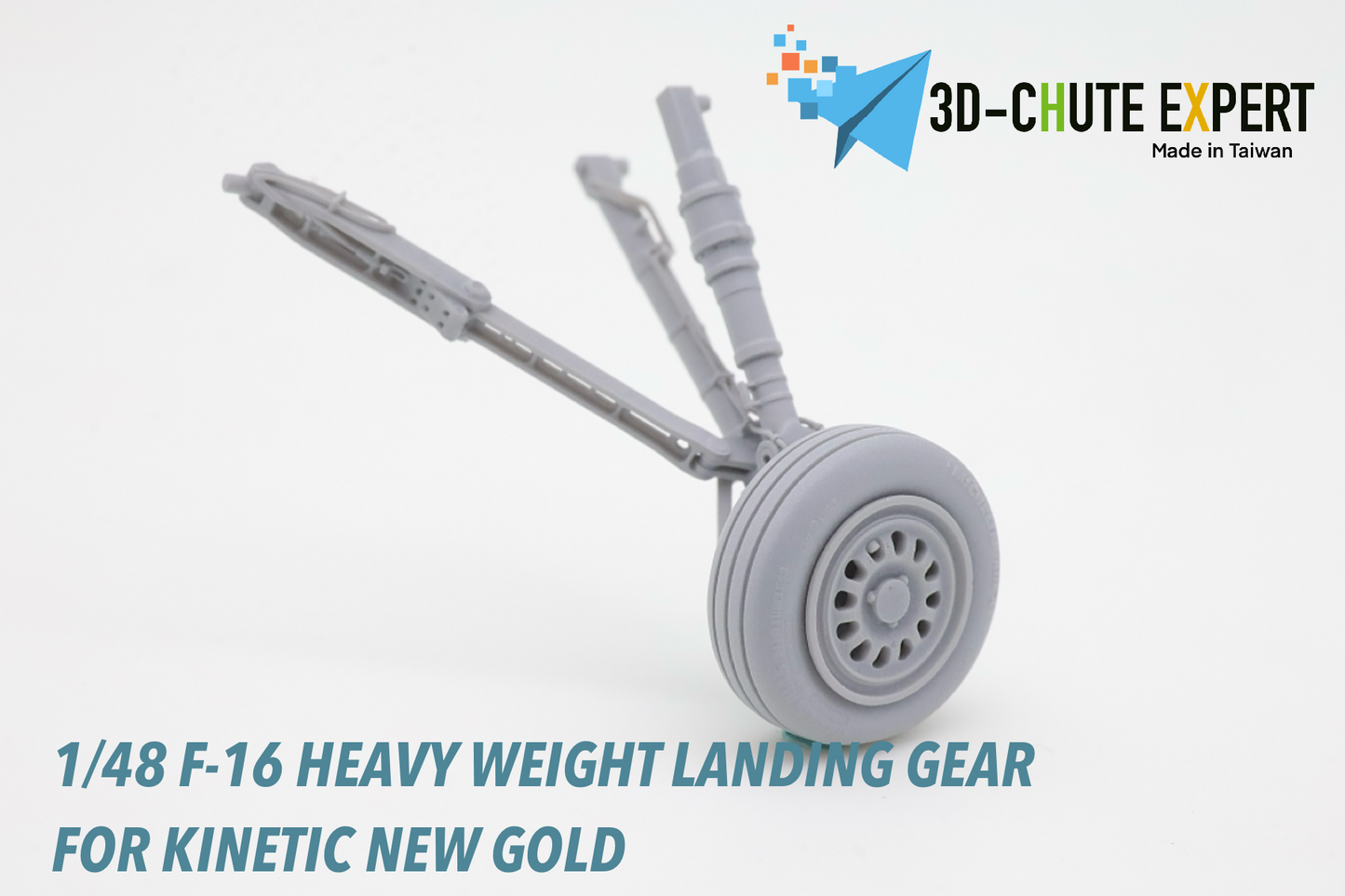 1/48 F-16C/D Heavy weight landing gear for Kinetic New Gold