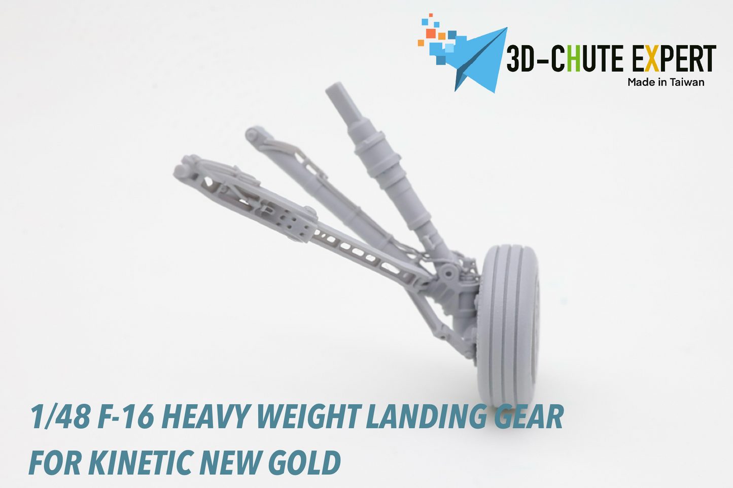1/48 F-16C/D Heavy weight landing gear for Kinetic New Gold
