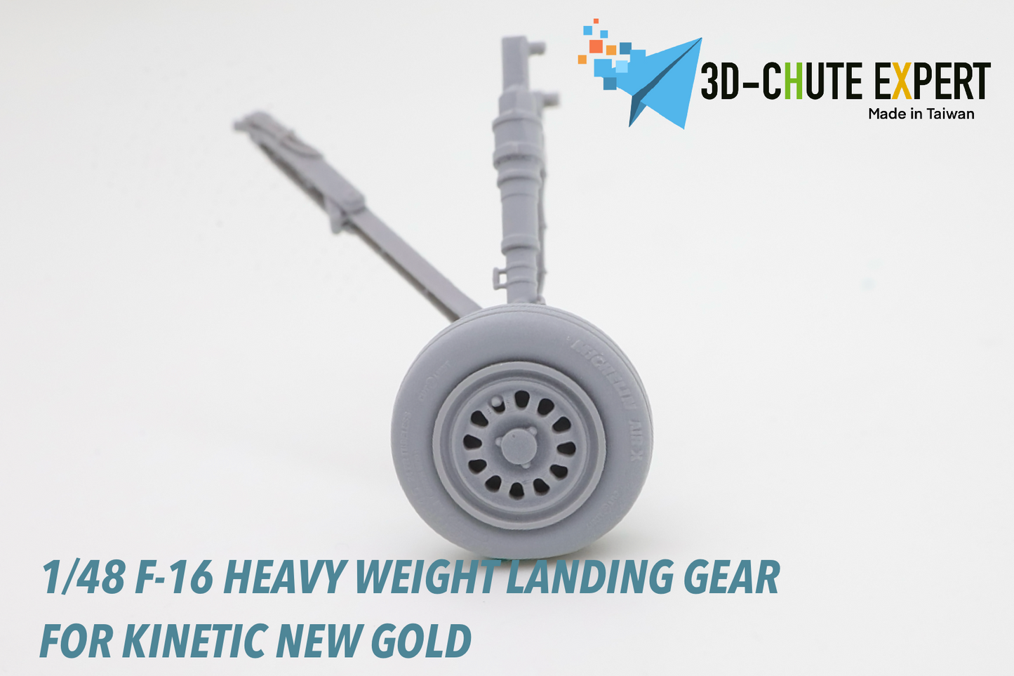 1/48 F-16C/D Heavy weight landing gear for Kinetic New Gold