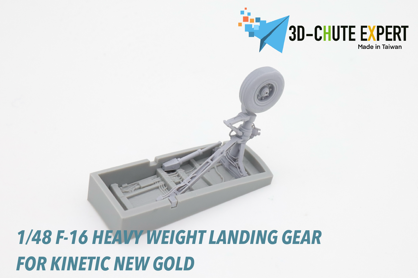 1/48 F-16C/D Heavy weight landing gear for Kinetic New Gold