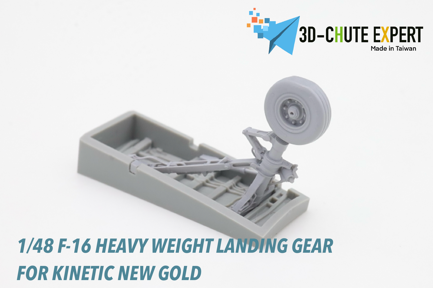 1/48 F-16C/D Heavy weight landing gear for Kinetic New Gold