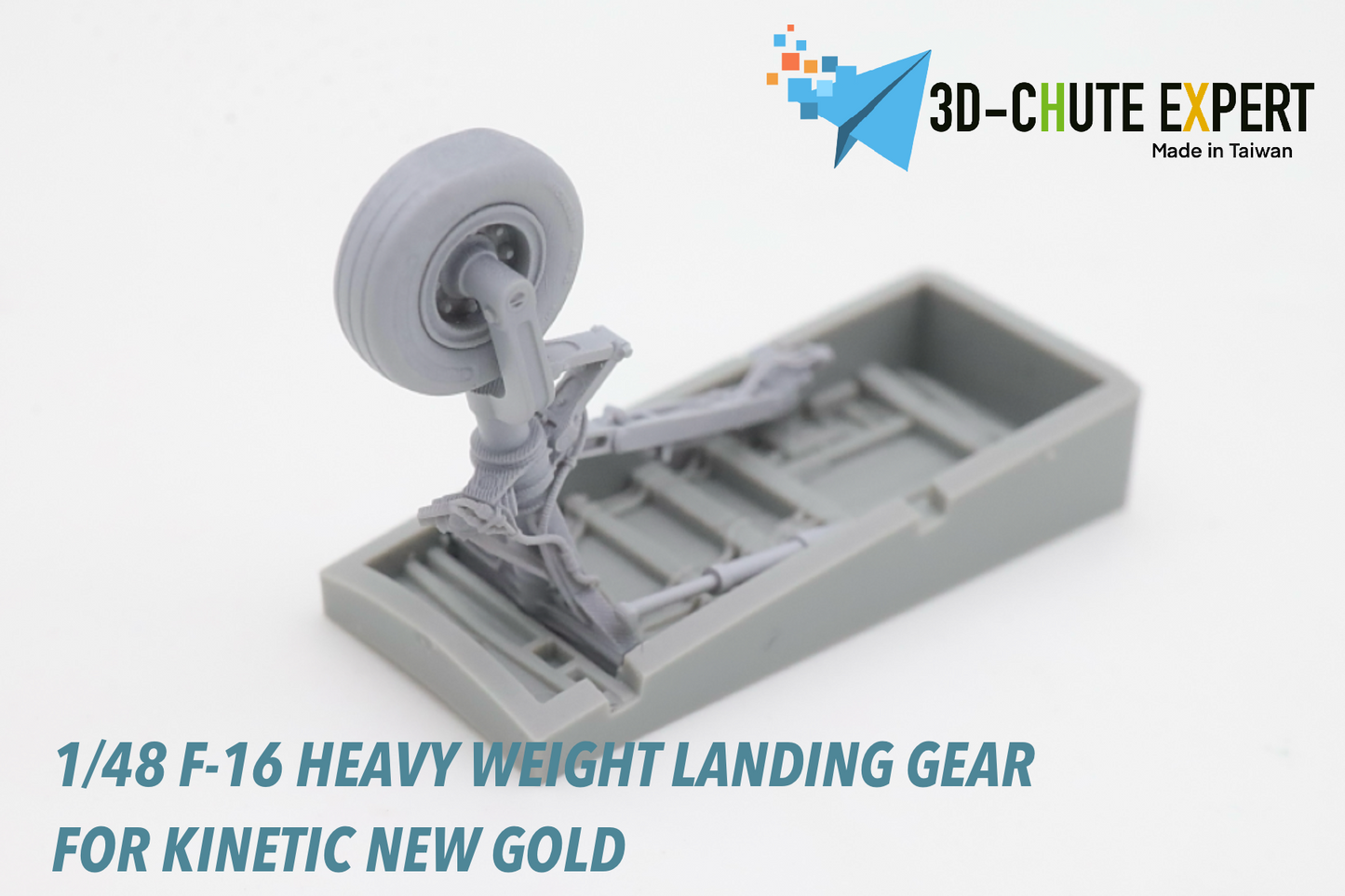 1/48 F-16C/D Heavy weight landing gear for Kinetic New Gold