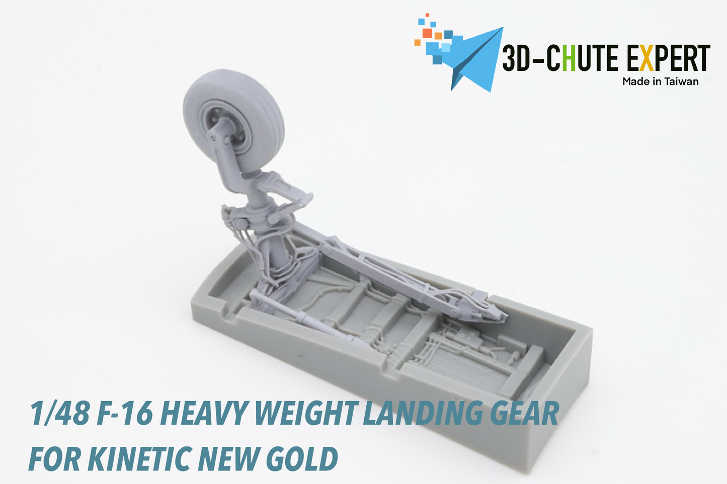 1/48 F-16C/D Heavy weight landing gear for Kinetic New Gold
