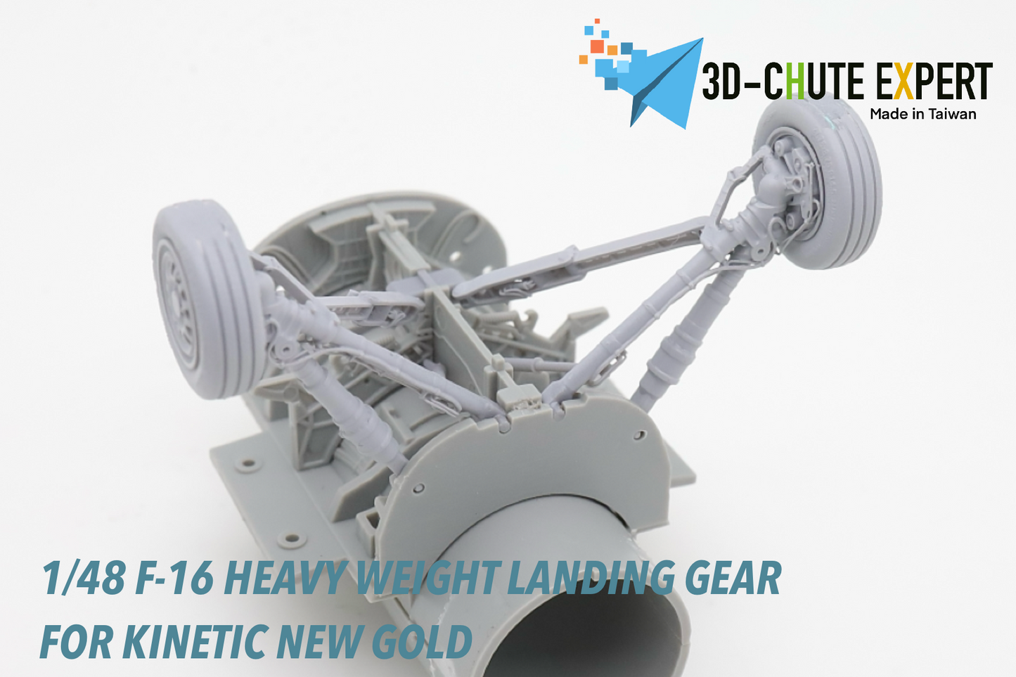 1/48 F-16C/D Heavy weight landing gear for Kinetic New Gold