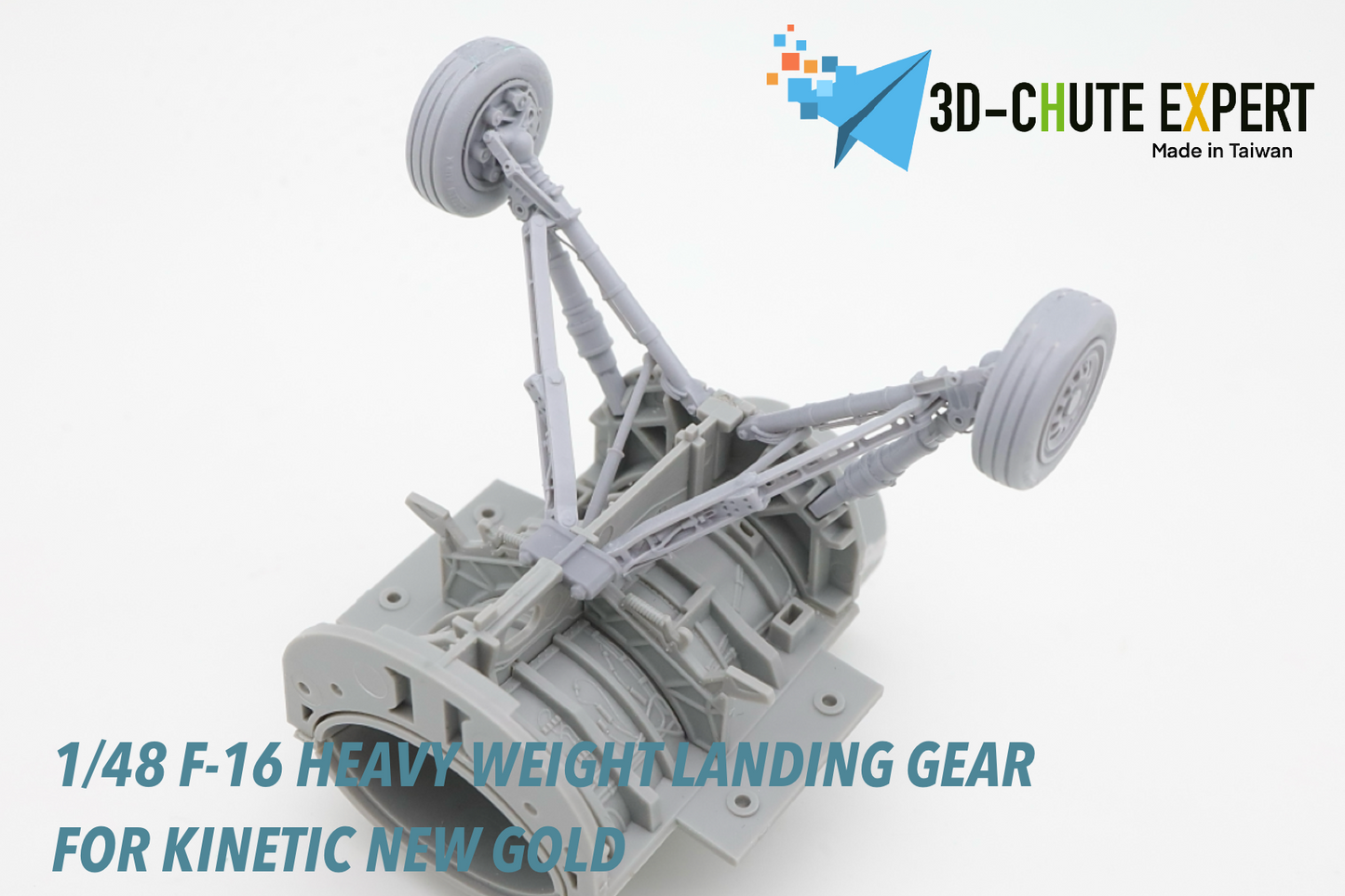 1/48 F-16C/D Heavy weight landing gear for Kinetic New Gold