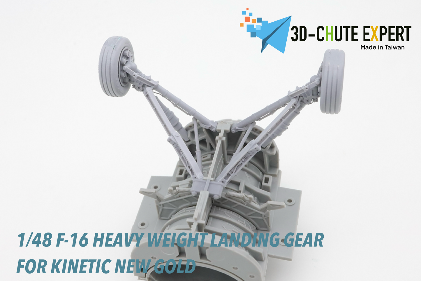 1/48 F-16C/D Heavy weight landing gear for Kinetic New Gold