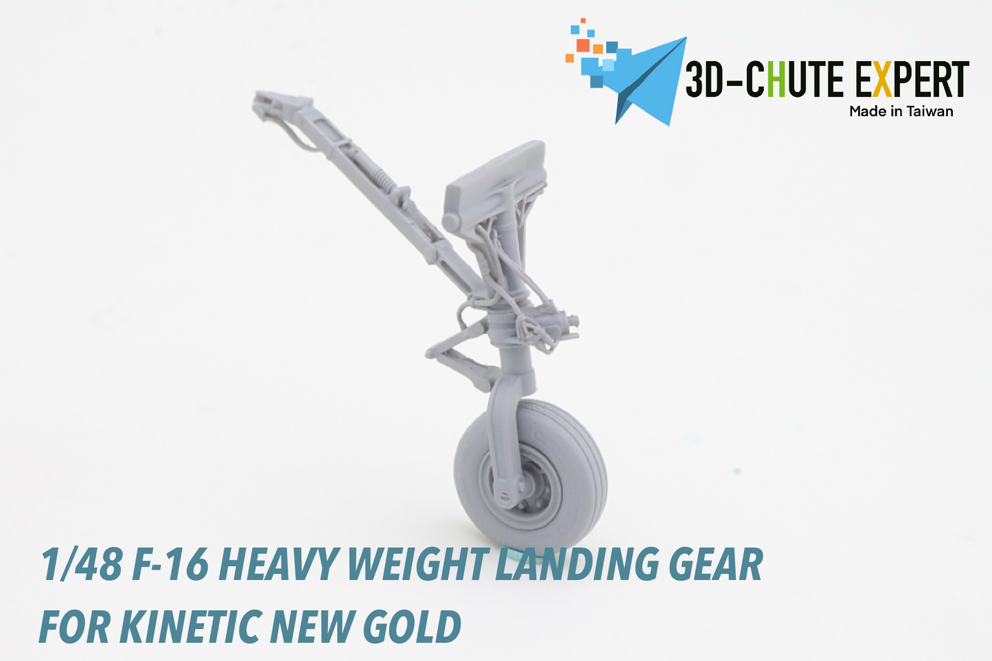 1/48 F-16C/D Heavy weight landing gear for Kinetic New Gold