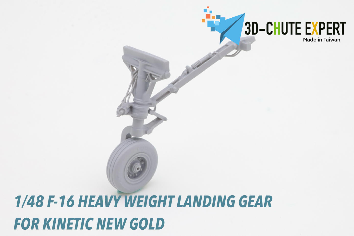 1/48 F-16C/D Heavy weight landing gear for Kinetic New Gold