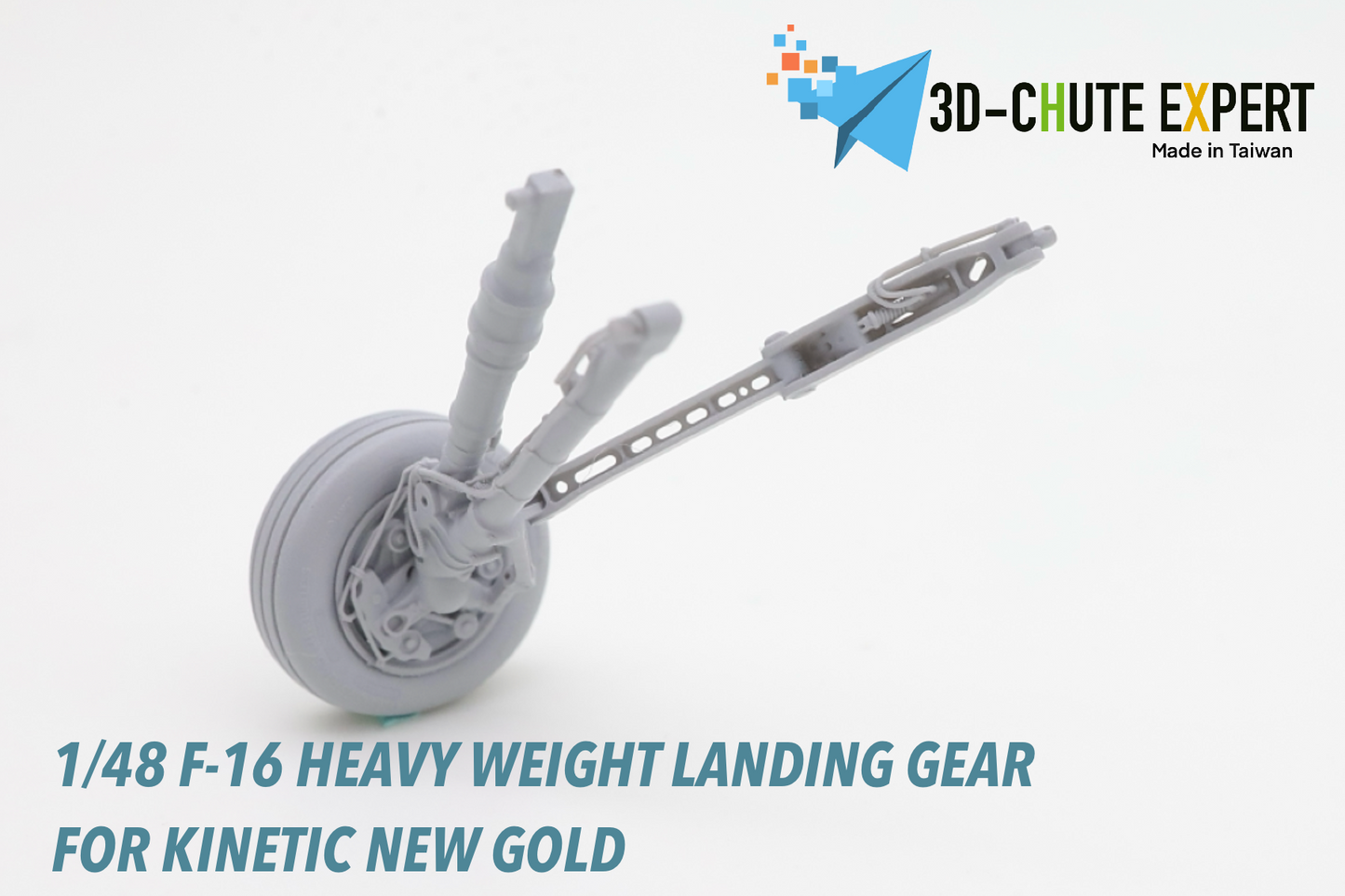 1/48 F-16C/D Heavy weight landing gear for Kinetic New Gold
