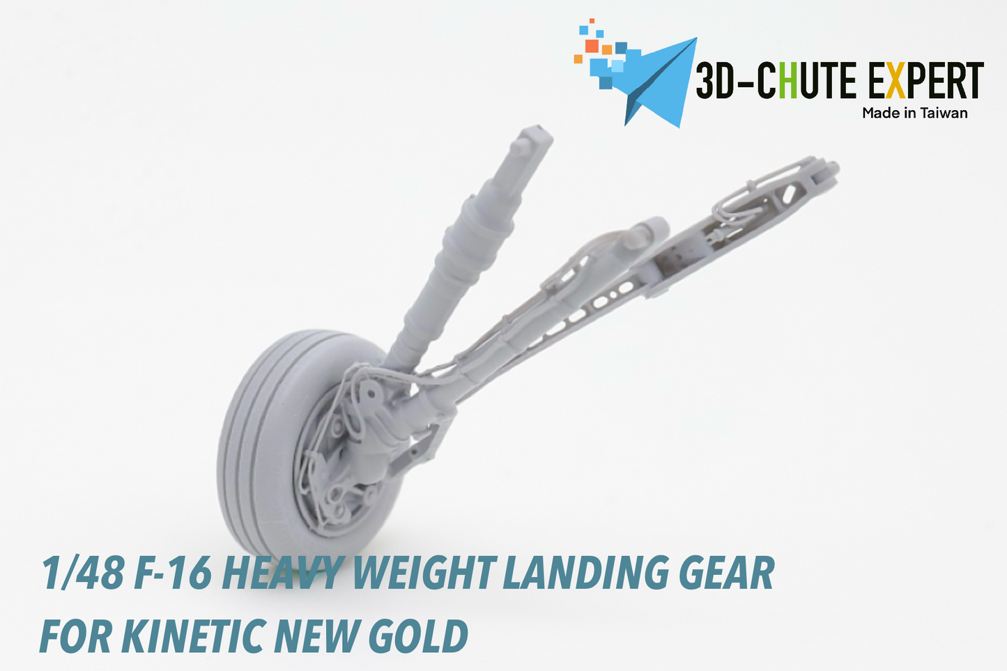 1/48 F-16C/D Heavy weight landing gear for Kinetic New Gold