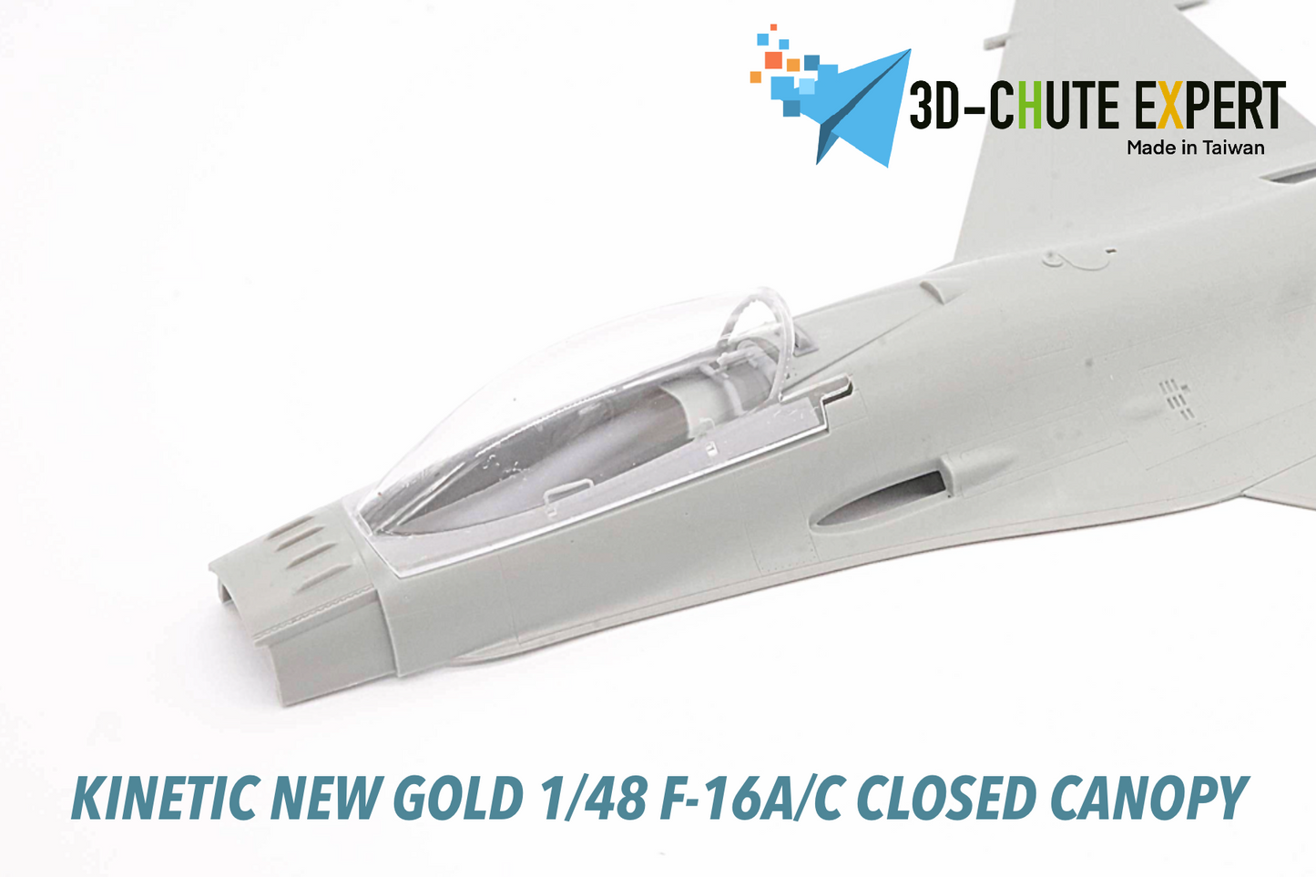1/48 New Gold F-16A/C canopy Kinetic