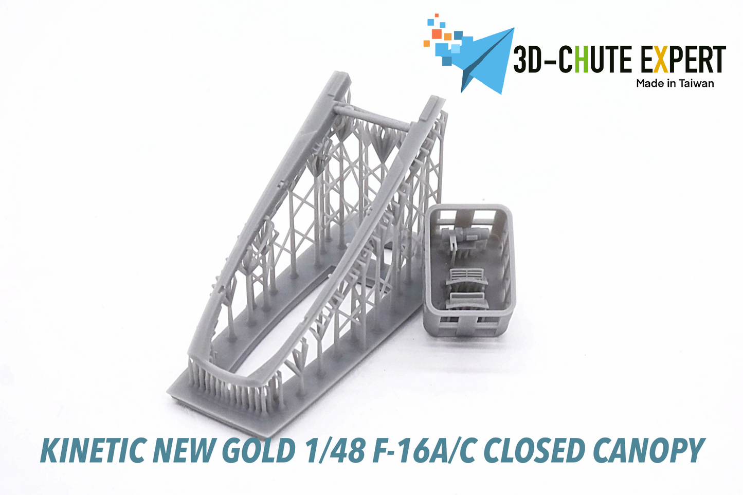1/48 New Gold F-16A/C canopy Kinetic