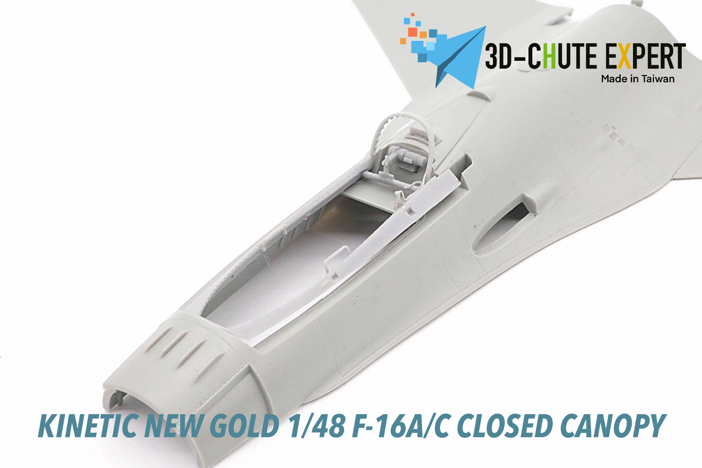 1/48 New Gold F-16A/C canopy Kinetic