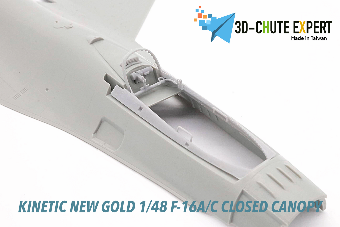 1/48 New Gold F-16A/C canopy Kinetic