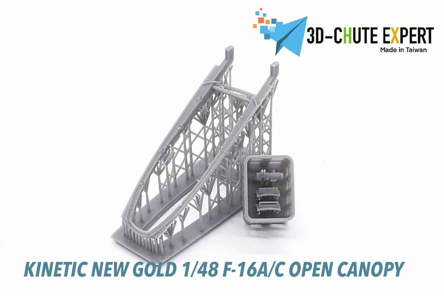 1/48 New Gold F-16A/C canopy Kinetic