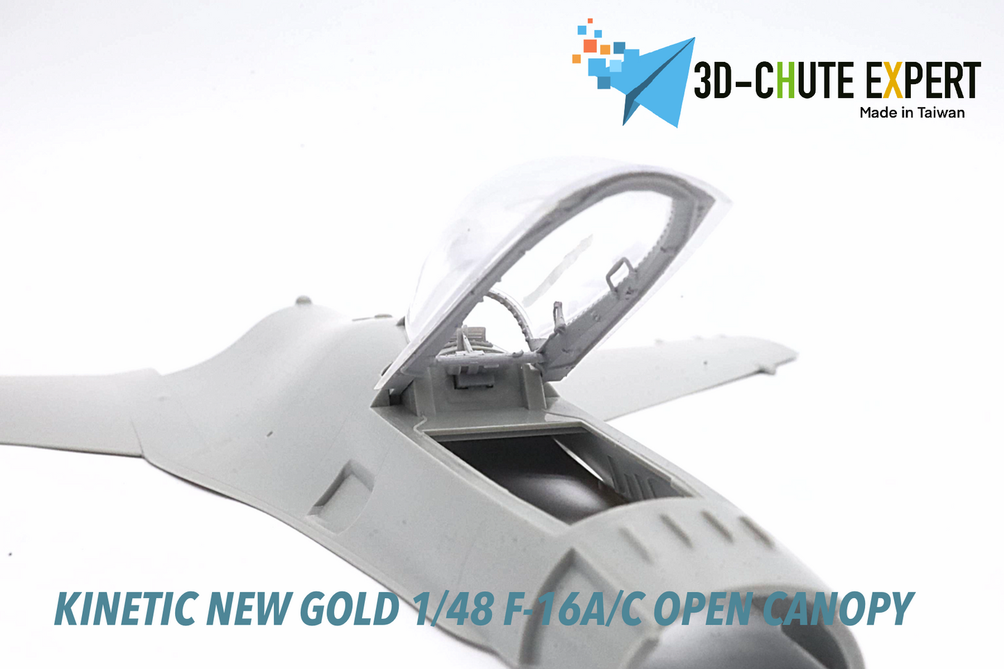 1/48 New Gold F-16A/C canopy Kinetic