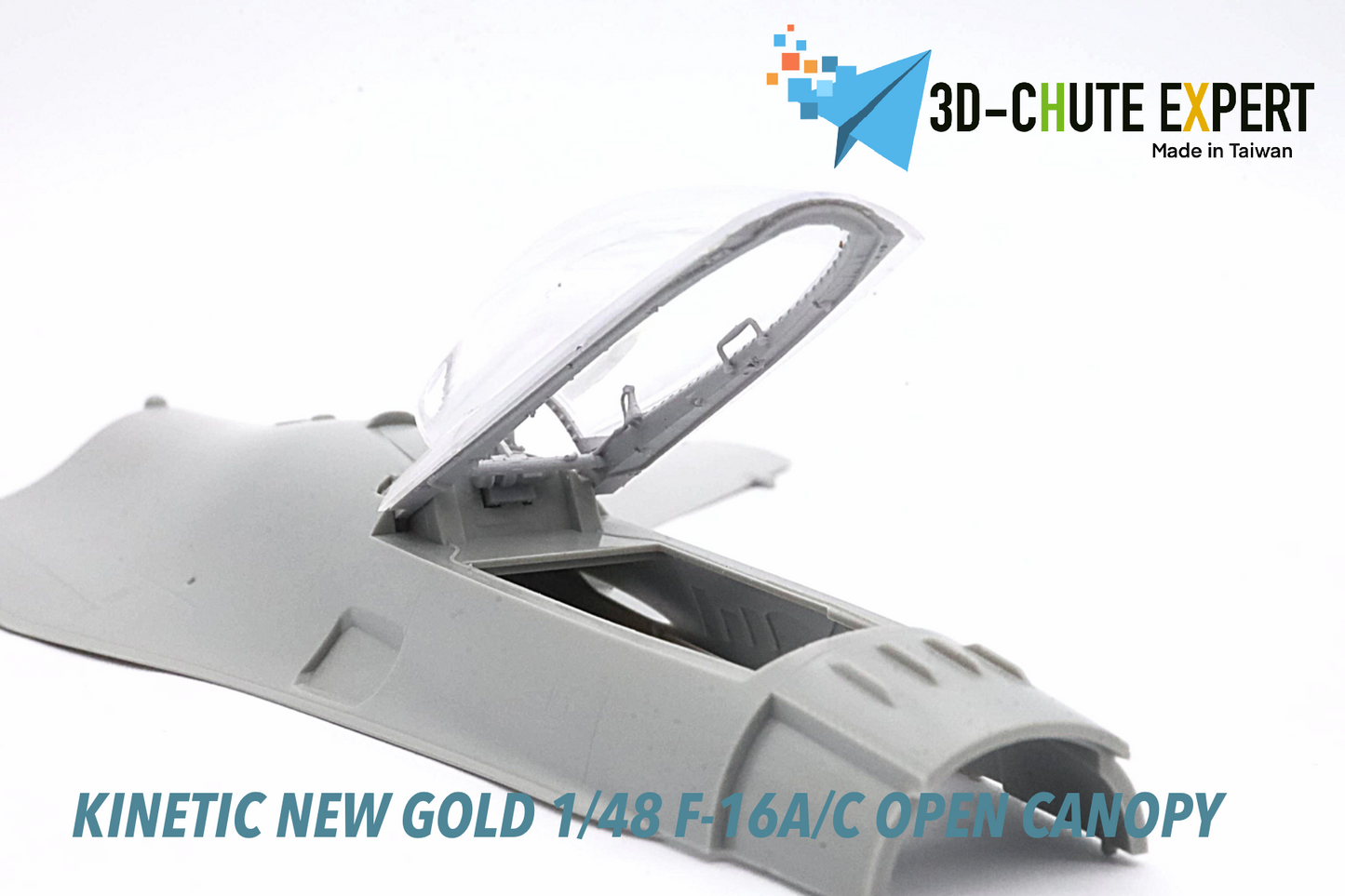 1/48 New Gold F-16A/C canopy Kinetic