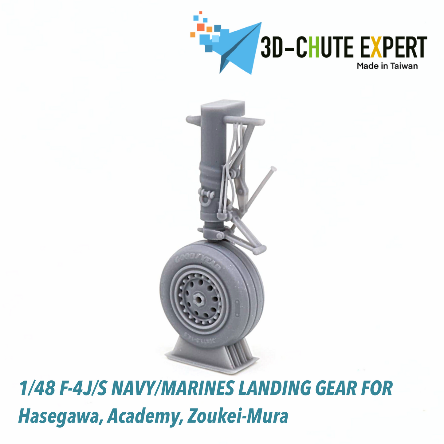 1/48 F-4 Navy type landing gear for Tamiya, ZM, Academy, Hasegawa