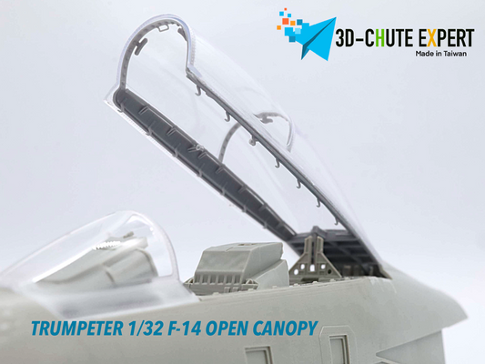 1/32 F-14 open canopy Trumpeter