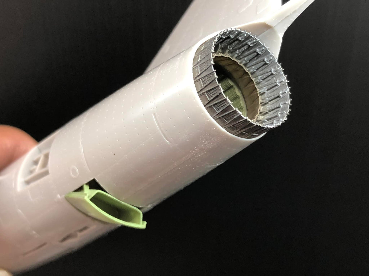 F-104 parachute & jet nozzles
