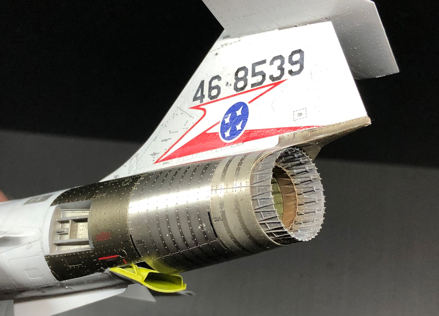 F-104 parachute & jet nozzles