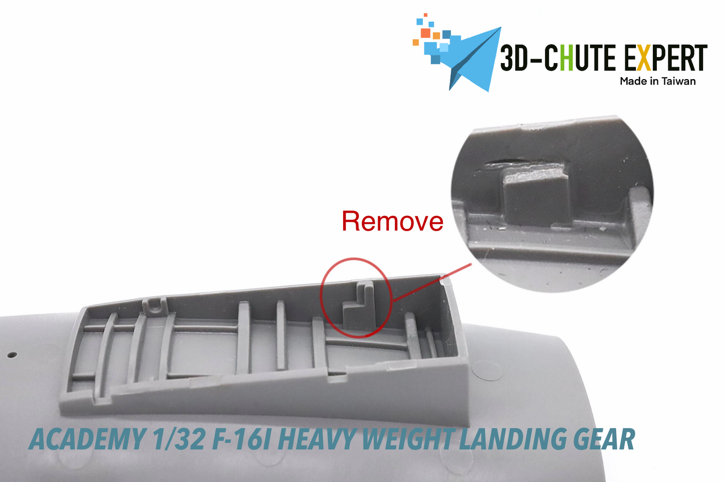 1/32 F-16I landing gear for Academy
