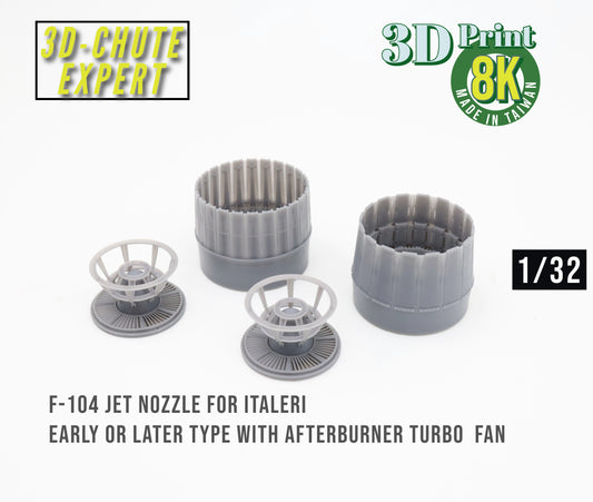 1/32 F-104 Jet nozzle for Italeri