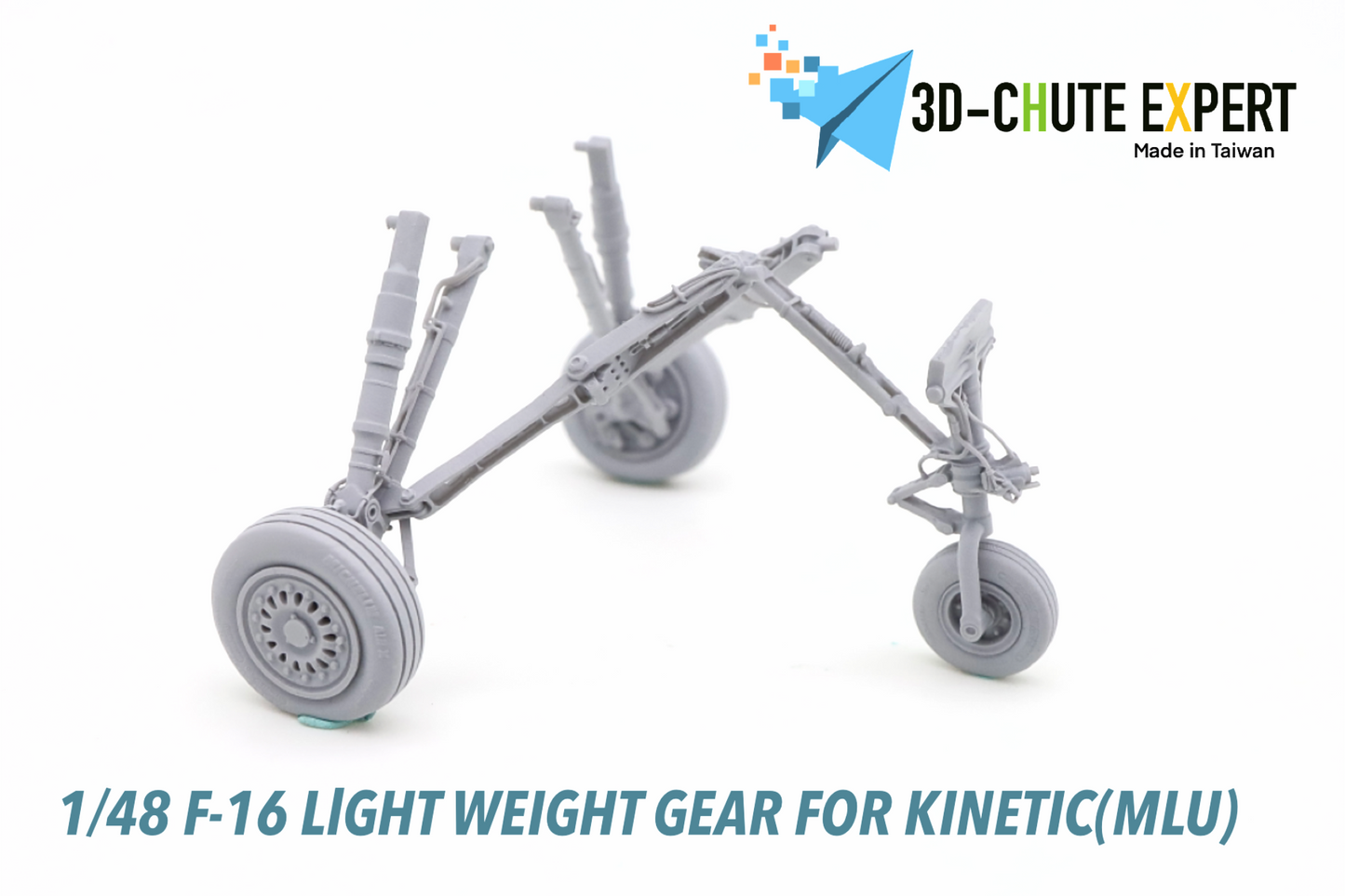 1/48 F-16A/B(MLU) Light weight landing gear for Kinetic