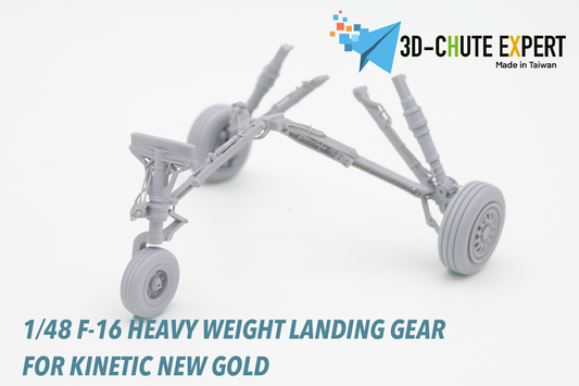 1/48 F-16C/D Heavy weight landing gear for Kinetic New Gold