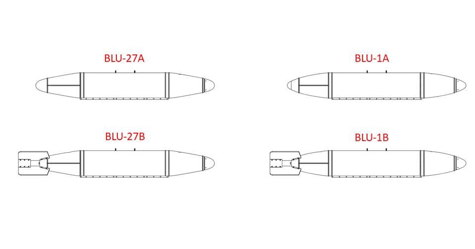 1/32、1/48 BUL-1/BLU-27 fire bomb