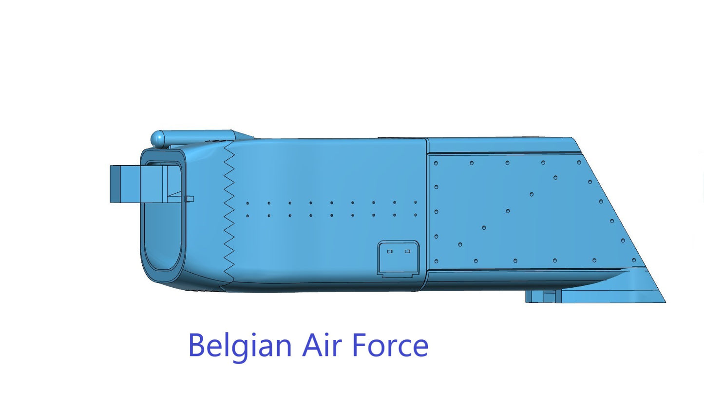 F-16 C/D chute bay & air-brake & F110 exhaust