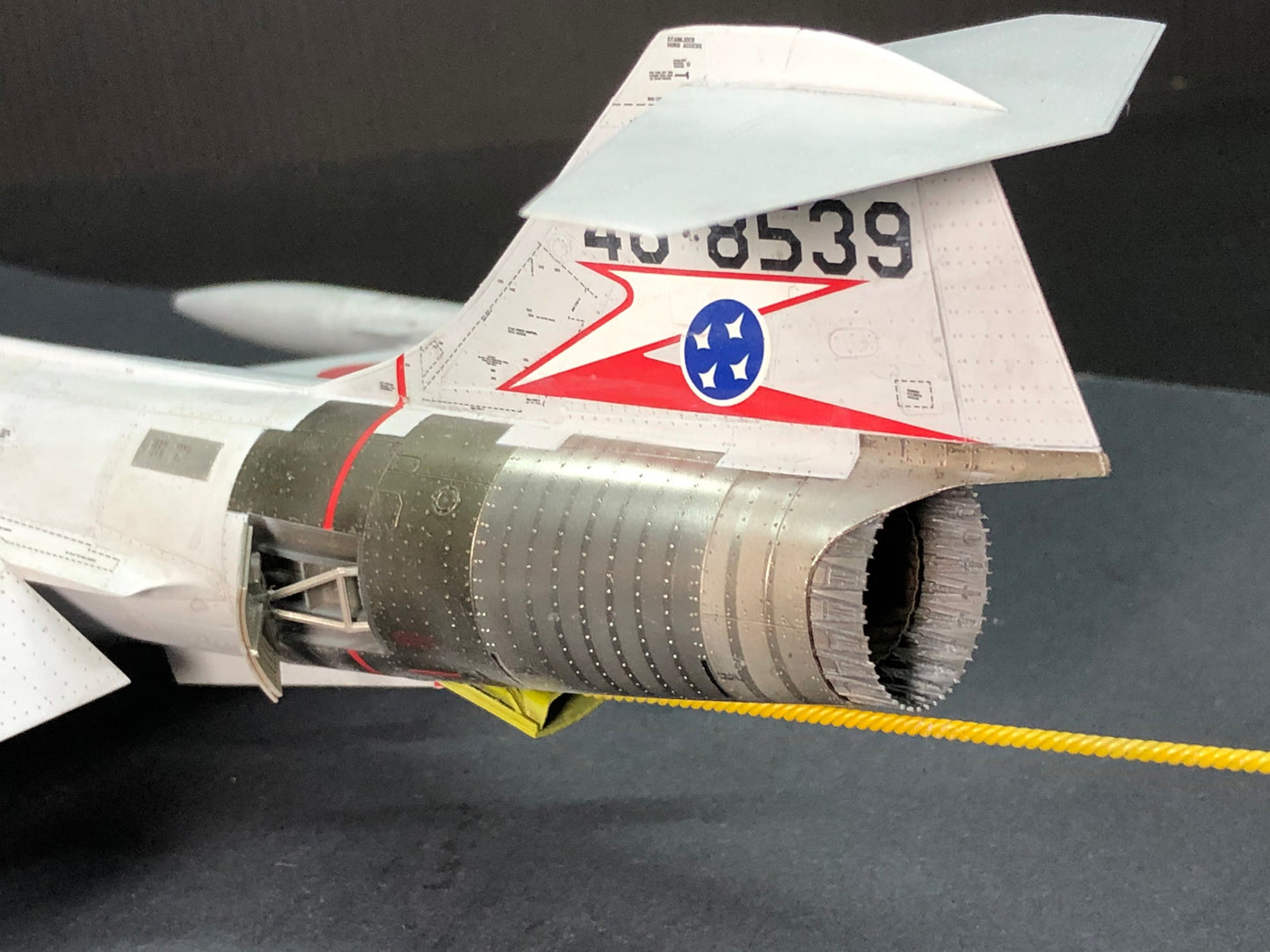F-104 parachute & jet nozzles