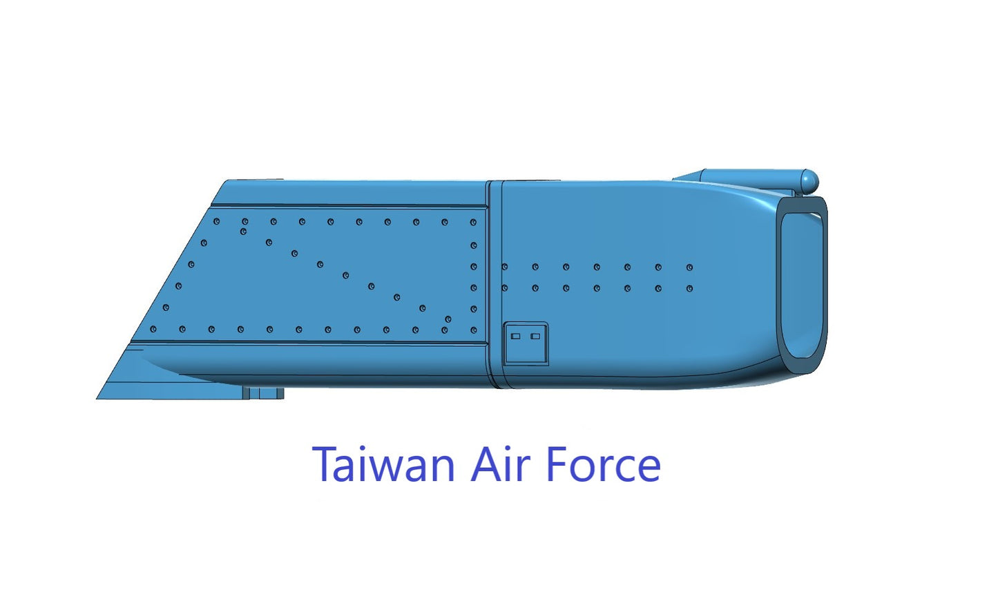 F-16 C/D chute bay & air-brake & F110 exhaust